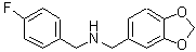 CAS#: 346725-54-0, 1-(1,3-Benzodioxol-5-Yl)-N-(4-Fluorobenzyl)Methanamine