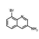 CAS#: 347146-15-0, 8-Bromo-3-Quinolinamine