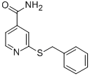 CAS 登录号：347146-27-4， 2-[(苯基甲基)硫代]-吡啶-4-甲酰胺