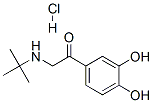 CAS 登录号：34715-64-5， 2-(叔丁基氨基)-1-(3,4-二羟基苯基)乙酮盐酸盐
