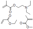 CAS 登录号:34728-60-4, 甲基丙烯酸酯与乙基丙烯酸酯,(甲基丙烯酸,2-(二乙基氨基)乙酯)的聚合物