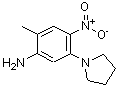 CAS 登录号：347355-84-4， 2-甲基-4-硝基-5-(1-吡咯烷基)苯胺