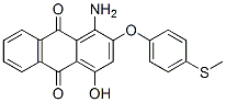 CAS 登录号：34740-81-3， 1-氨基-4-羟基-2-(4-甲硫基苯氧基)蒽-9,10-二酮