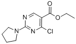 CAS 登录号：34750-25-9， 4-氯-2-(吡咯烷-1-基)嘧啶-5-羧酸乙酯