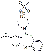 CAS#: 34775-83-2, 4-(10,11-Dihydro-8-(methylthio)dibenzo(b,f)thiepin-10-yl)piperazinium methanesulphonate