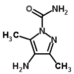 CAS#: 347874-48-0, 4-Amino-3,5-Dimethyl-1H-Pyrazole-1-Carboxamide