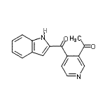 CAS#: 348085-14-3, 1-[4-(1H-Indol-2-Ylcarbonyl)-3-Pyridinyl]Ethanone