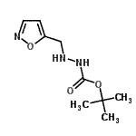 CAS#: 348628-21-7, 2-Methyl-2-Propanyl 2-(1,2-Oxazol-5-Ylmethyl)Hydrazinecarboxylate
