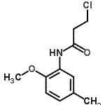 CAS 登录号：349122-20-9， 3-氯-N-(2-甲氧基-5-甲基苯基)丙酰胺
