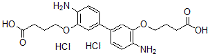 CAS#: 34915-18-9, 4-[2-Amino-5-[4-Amino-3-(4-Hydroxy-4-Oxobutoxy)Phenyl]Phenoxy]Butanoic Acid Dihydrochloride