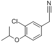 CAS 登录号：34926-25-5， 2-(3-氯-4-丙-2-基氧基苯基)乙腈