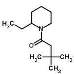 CAS 登录号：349425-94-1， 1-(2-乙基-1-哌啶基)-3,3-二甲基-1-丁酮