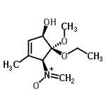 CAS#: 349611-96-7, (1R,4S,5S)-5-Ethoxy-5-Methoxy-3-Methyl-4-[Methylene(Oxido)-lambda<Sup>5</Sup>-Azanyl]-2-Cyclopenten-1-Ol