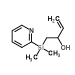 CAS 登录号：349612-10-8， 1-[二甲基(2-吡啶基)硅烷基]-3-丁烯-2-醇