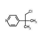 CAS 登录号：34995-29-4， 4-(1-氯-2-甲基-2-丙基)吡啶