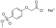 CAS 登录号：35038-81-4， 2-(4-甲基-2-磺基苯氧基)乙酸钠