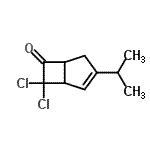 CAS 登录号：35071-52-4， 7,7-二氯-3-异丙基双环[3.2.0]庚-2-烯-6-酮