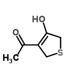CAS 登录号：350797-50-1， 1-(4-羟基-2,5-二氢-3-噻吩基)乙酮
