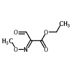 CAS 登录号：350816-82-9， 乙基(2E)-2-(甲氧基亚胺)-3-氧代丙酸酯