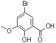 CAS#: 35090-76-7, 5-Bromo-2-Hydroxy-3-Methoxybenzoic Acid