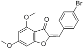 CAS#: 350982-89-7, 2-(4-Bromobenzylidene)-4,6-Dimethoxybenzofuran-3-One