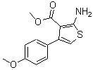 CAS#: 350988-34-0, Methyl 2-Amino-4-(4-Methoxyphenyl)-3-Thiophenecarboxylate