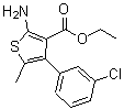CAS#: 350989-54-7, Ethyl 2-Amino-4-(3-Chlorophenyl)-5-Methyl-3-Thiophenecarboxylate