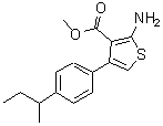 CAS#: 350990-15-7, Methyl 2-Amino-4-(4-Sec-Butylphenyl)-3-Thiophenecarboxylate