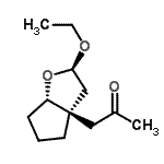 CAS#: 351010-33-8, 1-[(2R,3aS,6aS)-2-Ethoxyhexahydro-3aH-cyclopenta[b]furan-3a-yl]acetone