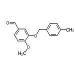CAS#: 351066-34-7, 4-Methoxy-3-[(4-Methylbenzyl)Oxy]Benzaldehyde