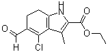 CAS#: 351073-97-7, Ethyl 4-Chloro-5-Formyl-3-Methyl-6,7-Dihydro-1H-Indole-2-Carboxylate