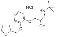 CAS 登录号：35108-88-4， 1-(叔丁基氨基)-3-[2-(四氢呋喃-2-基甲氧基)苯氧基]丙-2-醇盐酸盐
