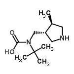 CAS#: 351369-20-5, (2-Methyl-2-Propanyl){[(3R,4R)-4-Methyl-3-Pyrrolidinyl]Methyl}Carbamic Acid