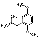 CAS#: 35205-21-1, 1,4-Dimethoxy-2-(2-Methyl-2-Propen-1-Yl)Benzene