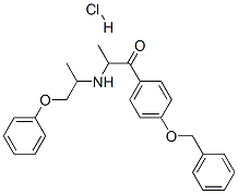 CAS#: 35205-50-6, 2-[(1-Methyl-2-Phenoxyethyl)Amino]-1-[4-(Phenylmethoxy)Phenyl]Propan-1-One Hydrochloride