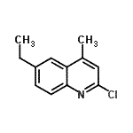 CAS#: 35213-56-0, 2-Chloro-6-Ethyl-4-Methylquinoline