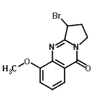 CAS#: 35215-00-0, 3-Bromo-5-Methoxy-2,3-Dihydropyrrolo[2,1-b]Quinazolin-9(1H)-One