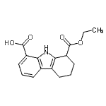 CAS 登录号：352549-26-9， 1-(乙氧羰基)-2,3,4,9-四氢-1H-咔唑-8-羧酸