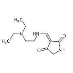 CAS 登录号：352553-64-1， (3E)-3-({[2-(二乙基氨基)乙基]氨基}亚甲基)-2,4-吡咯烷二酮
