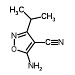CAS#: 35261-03-1, 5-Amino-3-Isopropyl-1,2-Oxazole-4-Carbonitrile