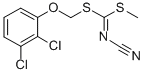 CAS 登录号：353254-72-5， [(2,3-二氯苯氧基)甲基]甲基氰基亚氨二硫代碳酸酯
