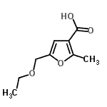 CAS#: 35340-01-3, 5-(Ethoxymethyl)-2-Methyl-3-Furoic Acid