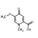 CAS#: 353460-76-1, 5-Methoxy-1-Methyl-4-Oxo-1,4-Dihydro-2-Pyridinecarboxylic Acid