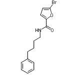 CAS 登录号：353466-89-4， 5-溴-N-(4-苯基丁基)-2-糠酰胺