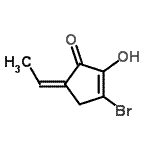 CAS#: 353476-04-7, (5Z)-3-Bromo-5-Ethylidene-2-Hydroxy-2-Cyclopenten-1-One