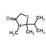 CAS#: 35348-14-2, 2-Isopropyl-2,3-Dimethyl-1,3-Thiazolidin-4-One
