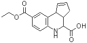 CAS 登录号：353484-61-4， 8-(乙氧羰基)-3A,4,5,9B-四氢-3H-环戊二烯并[c]喹啉-4-羧酸