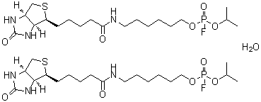 CAS 登录号：353754-93-5， 6-N-生物素基氨基己基异丙基氟磷酸酯,半水合物