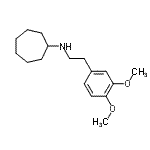 CAS 登录号：353772-45-9， N-[2-(3,4-二甲氧基苯基)乙基]环庚胺