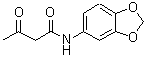CAS 登录号：35493-00-6， N-(1,3-苯并二氧戊环-5-基)-3-氧代丁酰胺